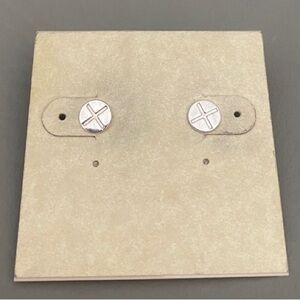 Silver Stud Earrings - new without packaging